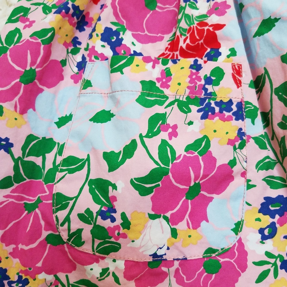 Hanna Andersson Pinafore Floral Dress Sz 160cm NWT - Picture 3 of 8